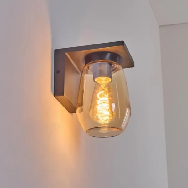 hofstein Applique murale d'extérieur Aquin Anthracite, 1 lumière* Lampes Modernes