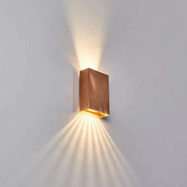 hofstein Applique murale d'extérieur Benin LED Cuivre, 1 lumière* Lampes Modernes