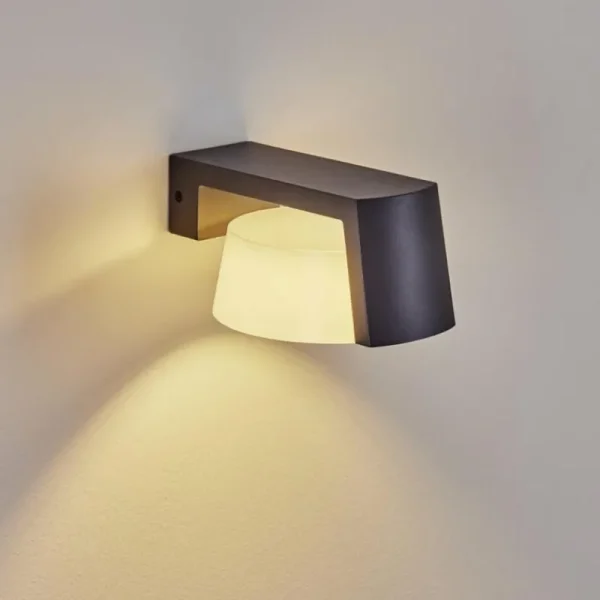 hofstein Applique murale d'extérieur Lafite Anthracite, 1 lumière* Lampes Modernes