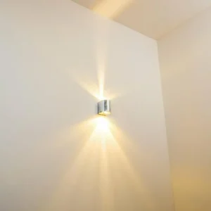 hofstein Applique murale d'extérieur Mora LED Zingué, 2 lumières* Lampes Modernes