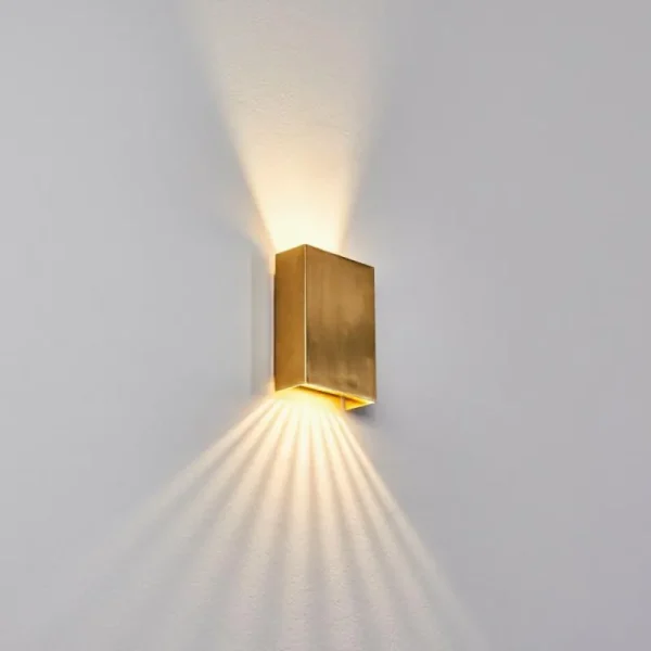 hofstein Applique murale d'extérieur Benin LED Laiton, 1 lumière* Lampes Modernes