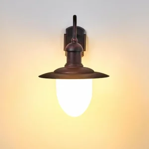 hofstein Applique murale d'extérieur Lucide ARUBA Brun, Rouille, 1 lumière* Lampes Modernes