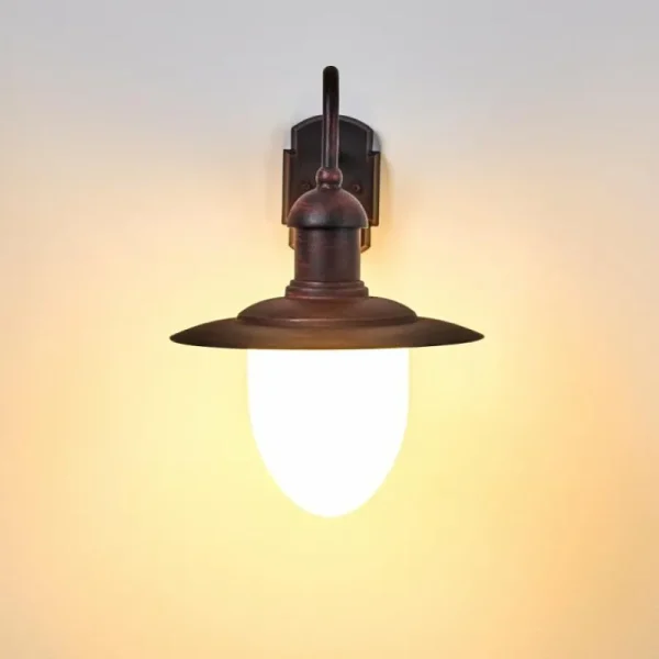 hofstein Applique murale d'extérieur Lucide ARUBA Brun, Rouille, 1 lumière* Lampes Modernes