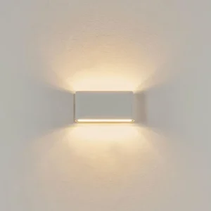 hofstein Applique murale d'extérieur Tammisaari LED Transparent, Blanc, 1 lumière* Lampes Modernes