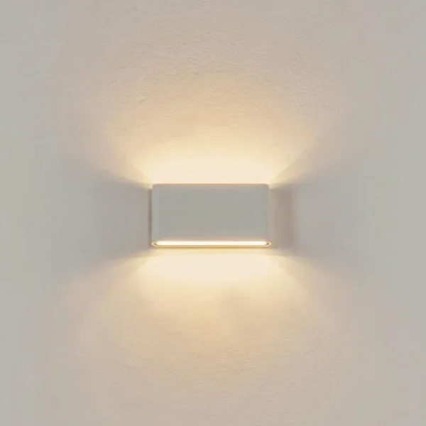 hofstein Applique murale d'extérieur Tammisaari LED Transparent, Blanc, 1 lumière* Lampes Modernes