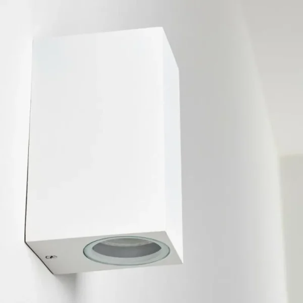 hofstein Applique murale d'extérieur Nordborg LED Blanc, 2 lumières* Lampes Modernes