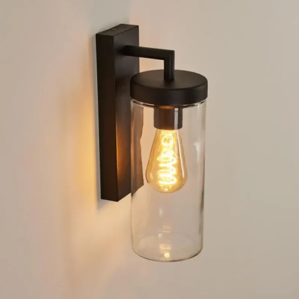 hofstein Applique murale d'extérieur Alegcirasn Noir, 1 lumière* Lampes Modernes