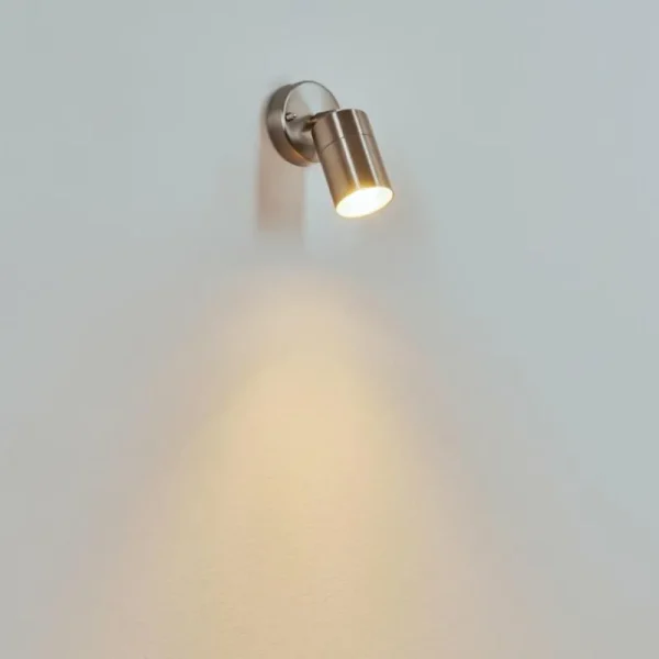 hofstein Applique murale d'extérieur Corneda Acier inoxydable, 1 lumière* Lampes Modernes