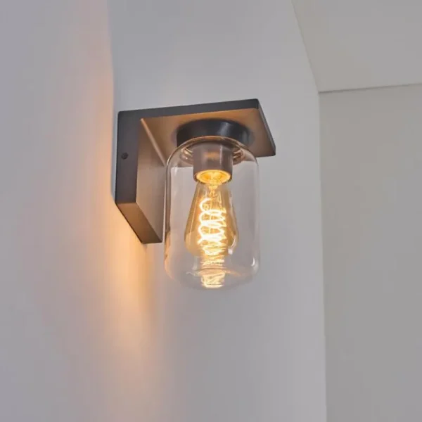 hofstein Applique murale d'extérieur Aquin Anthracite, 1 lumière* Lampes Modernes
