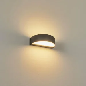 hofstein Applique murale d'extérieur Fletcher LED Anthracite, 2 lumières* Lampes Modernes