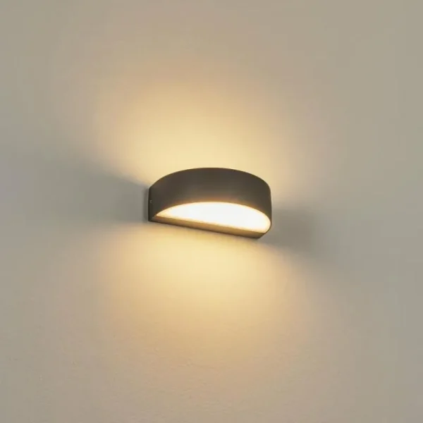 hofstein Applique murale d'extérieur Fletcher LED Anthracite, 2 lumières* Lampes Modernes