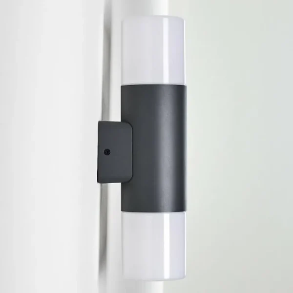 hofstein Applique murale d'extérieur Schafhaus Anthracite, 2 lumières* Lampes Modernes