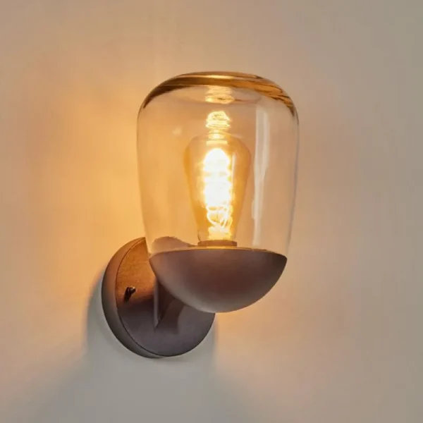 hofstein Applique murale d'extérieur Ystheim Noir, 1 lumière* Lampes Modernes