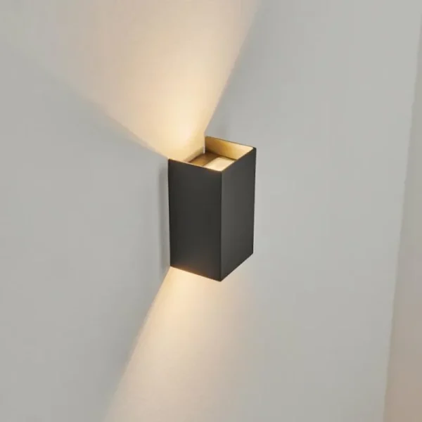 hofstein Applique murale d'extérieur Anobra LED Anthracite, 1 lumière* Lampes Modernes