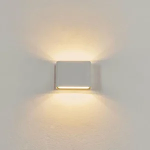 hofstein Applique murale d'extérieur Tammisaari LED Transparent, Blanc, 1 lumière* Lampes Modernes