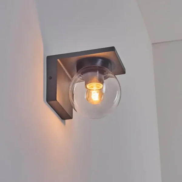 hofstein Applique murale d'extérieur Aquin Anthracite, 1 lumière* Lampes Modernes
