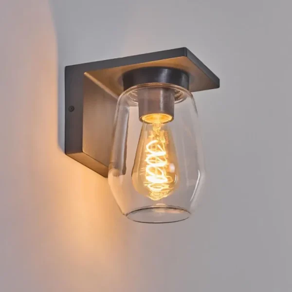 hofstein Applique murale d'extérieur Aquin Anthracite, 1 lumière* Lampes Modernes