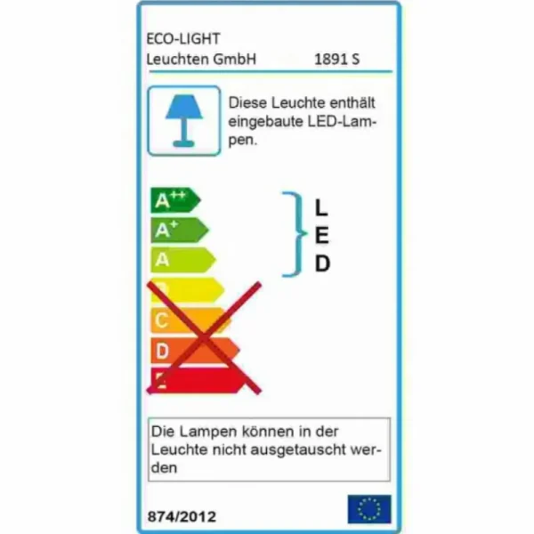 hofstein Applique murale d'extérieur Spider LED Anthracite, 1 lumière* Lampes Modernes