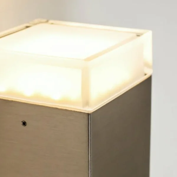 hofstein Applique murale d'extérieur Tibor LED Acier inoxydable, 2 lumières* Lampes Modernes