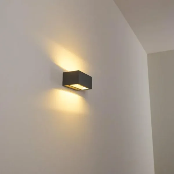 hofstein Applique murale d'extérieur Spidern LED Anthracite, 1 lumière* Lampes Modernes
