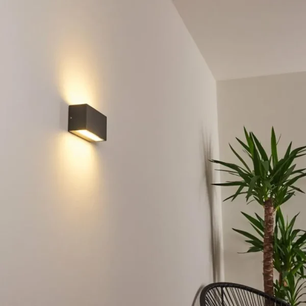 hofstein Applique murale d'extérieur Duluth LED Anthracite, 1 lumière* Lampes Modernes
