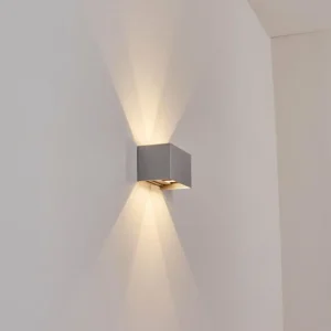 hofstein Applique murale d'extérieur Tamarin LED Gris, 1 lumière* Lampes Modernes