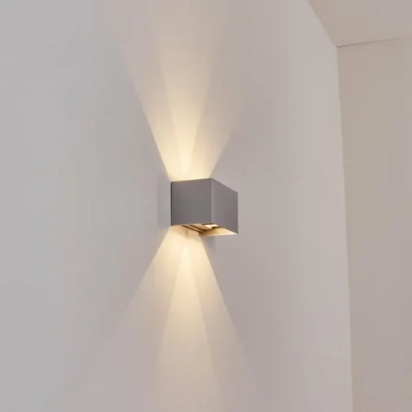 hofstein Applique murale d'extérieur Tamarin LED Gris, 1 lumière* Lampes Modernes