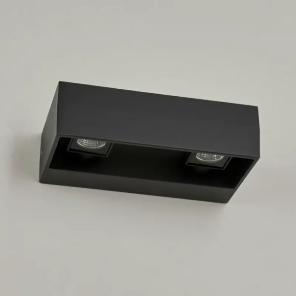 hofstein Applique murale d'extérieur Fletcher LED Anthracite, 2 lumières* Lampes Modernes