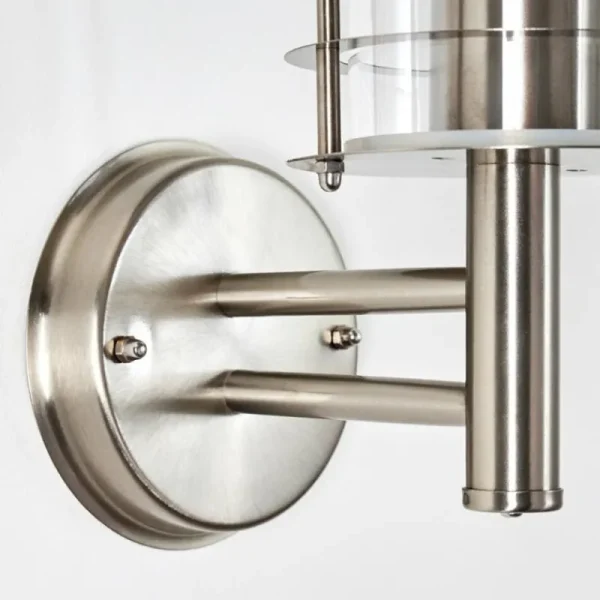 hofstein Applique murale d'extérieur Mulo Acier inoxydable, 1 lumière* Lampes Modernes