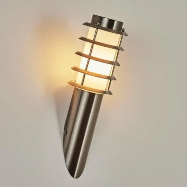 hofstein Applique murale d'extérieur Tunes Nickel mat, 1 lumière* Lampes Modernes