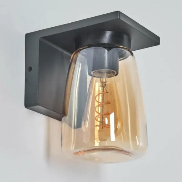 hofstein Applique murale d'extérieur Aquin Anthracite, 1 lumière* Lampes Modernes