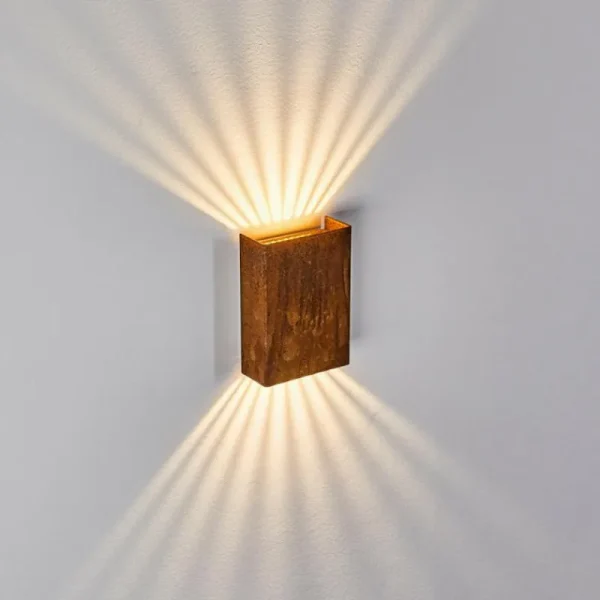 hofstein Applique murale d'extérieur Benin LED Rouille, 1 lumière* Lampes Modernes