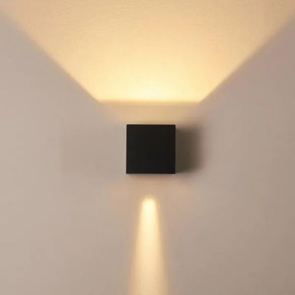 hofstein Applique murale d'extérieur Fauderup LED Anthracite, 2 lumières* Lampes Modernes