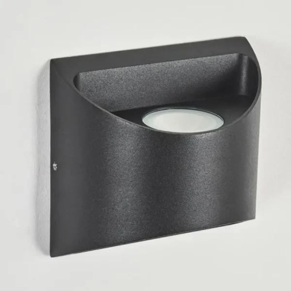hofstein Applique murale d'extérieur Suriyaco LED Noir, 2 lumières* Lampes Modernes