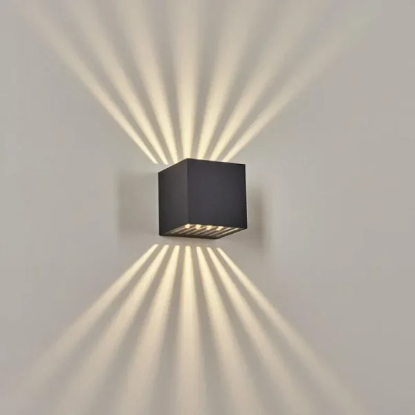 hofstein Applique murale d'extérieur Barrero LED Anthracite, 1 lumière* Lampes Modernes