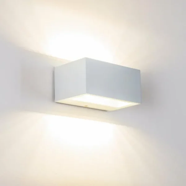 hofstein Applique murale d'extérieur Spider LED Blanc, 1 lumière* Lampes Modernes