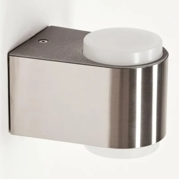 hofstein Applique murale d'extérieur Fanshawe LED Nickel mat, 2 lumières* Lampes Modernes