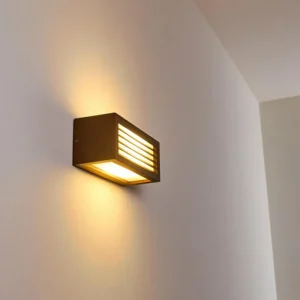 hofstein Applique murale d'extérieur Naldmadebro Brun, 1 lumière* Lampes Modernes