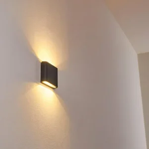 hofstein Applique murale d'extérieur Tinglev LED Anthracite, 2 lumières* Lampes Modernes