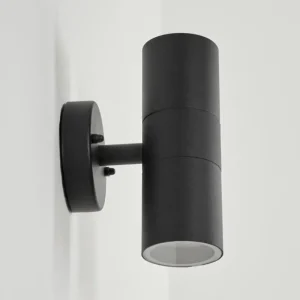 hofstein Applique murale d'extérieur Koila Noir, 2 lumières* Lampes Modernes