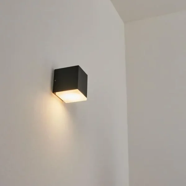 hofstein Applique murale d'extérieur Oatlands Anthracite, 1 lumière* Lampes Modernes