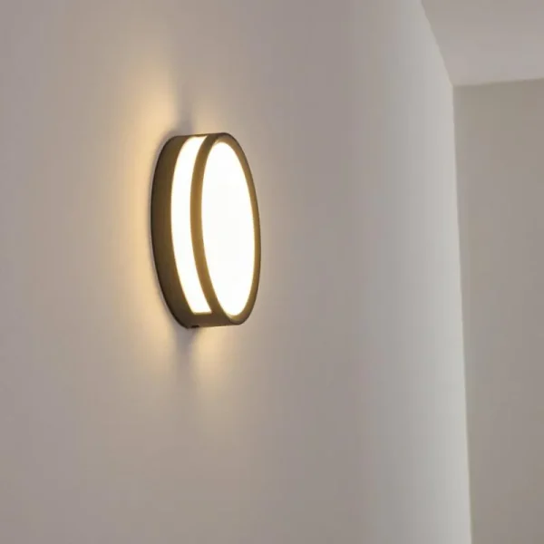 hofstein Applique murale d'extérieur Chiavari LED Anthracite, 1 lumière* Lampes Modernes
