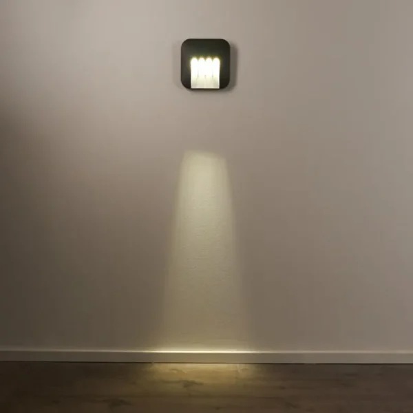 hofstein Applique murale d'extérieur Silvso LED Anthracite, 4 lumières* Lampes Modernes
