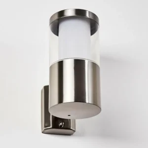 hofstein Applique murale d'extérieur Leon LED Nickel mat, 1 lumière* Lampes Modernes