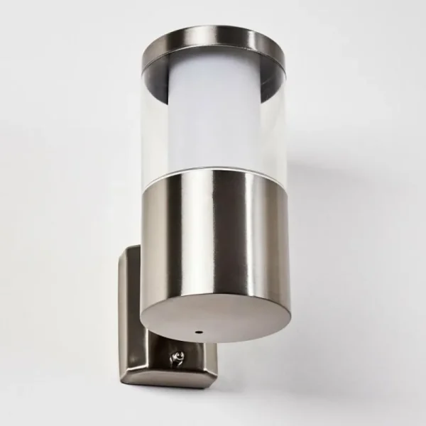 hofstein Applique murale d'extérieur Leon LED Nickel mat, 1 lumière* Lampes Modernes