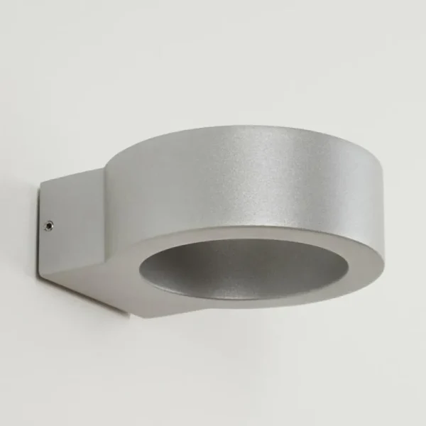 hofstein Applique murale d'extérieur Azervadinha LED Argenté, 1 lumière* Lampes Modernes