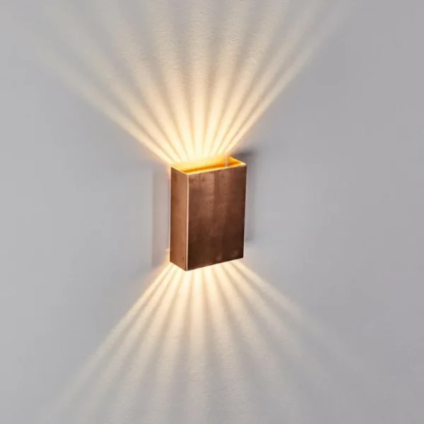 hofstein Applique murale d'extérieur Benin LED Cuivre, 1 lumière* Lampes Modernes