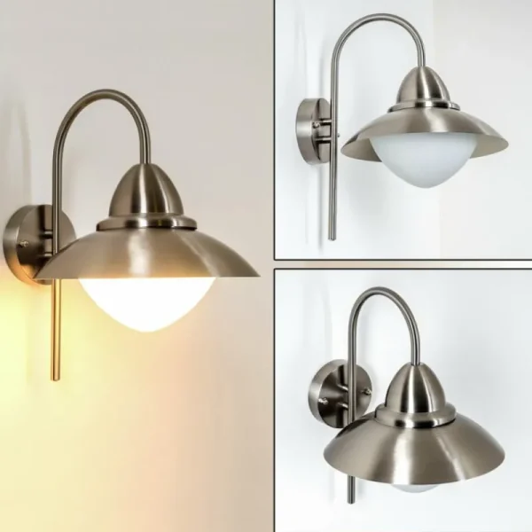 hofstein Applique murale d'extérieur Gielas Acier inoxydable, 1 lumière* Lampes Modernes