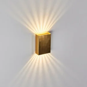 hofstein Applique murale d'extérieur Benin LED Laiton, 1 lumière* Lampes Modernes