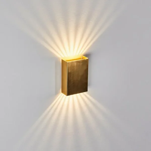 hofstein Applique murale d'extérieur Benin LED Laiton, 1 lumière* Lampes Modernes
